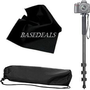 Sturdy 72 "Monopod Camera Stick مع إصدار سريع لـ Nikon 1 V1 ، 1 V2 ، 1 V3 ، D1 ، D40 ، D40X ، D50 ، D60 ، D70 ، D70S ، D80 ، D90 ، D100 Digital SLR + Mirrorless: POD Mono Mono ، Mono-Pod