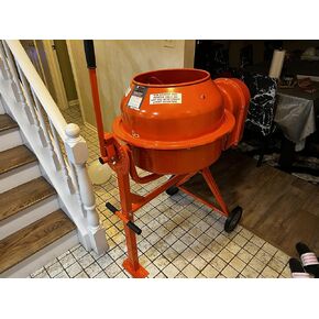 1/3 Hp Electric Cement Mixer 3.5 Cubic Ft; 10.7 Amps, 36 RPM