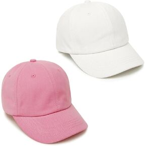 Toddler Baseball Cap Adjustable Cotton Infant Summer Sun Hat Unisex Baby Trucker Hat with Ponytail for Kids Boys Girls