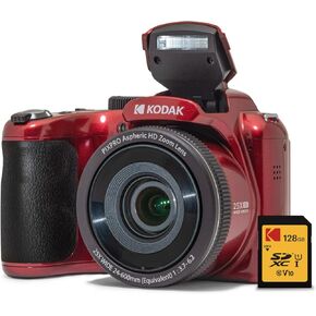 AZ255 Astro Zoom 16MP Camera (Black) مع حزمة بطاقة Kodak 128GB SDXC (10 عناصر) in Kuwait