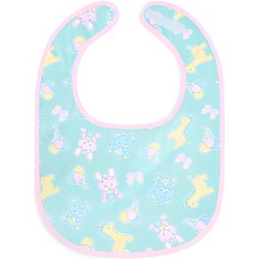 Littleforbig Silky Waterproof Babydoll Printed Adult Bib with Adjustable Hook-and-Loop Fastener Closure - Full Print Baby Parade Adult Bib