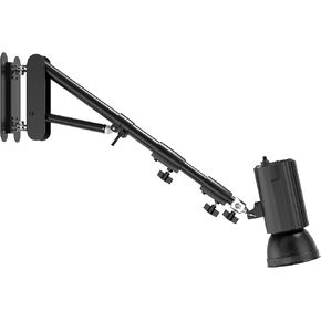 Wall Mount Boom Arm with Triangle Base – Adjustable Camera Mount Up to 5.9ft (180cm) for Photography Studio, Video Strobe Flash, Ring Light, Softbox, Umbrella Reflector