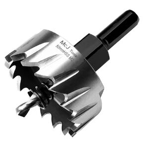 50mm HSS M2 Drill Bit Hole Saw for Metal, Steel, Iron, Alloy, Ideal for Electricians, Plumbers, DIYs, Metal Professionals