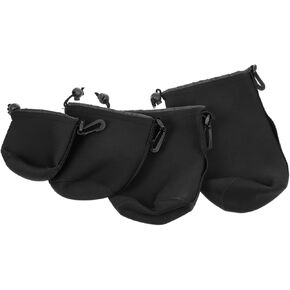 Angoily Waterproof Pouch for Camera Lens Camera Storage Bag Drawstring for Dslr and Mirrorless Lenses Digital Camera Protection Case