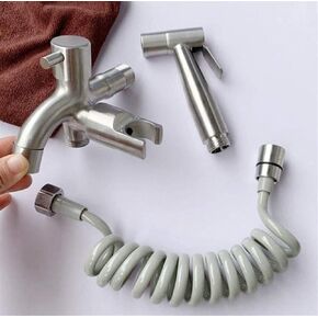 Cloth Diaper Baby Shower Spray Attachment - 304 Stainless Steel Washing Machine Spray Gun Set Ass Shower