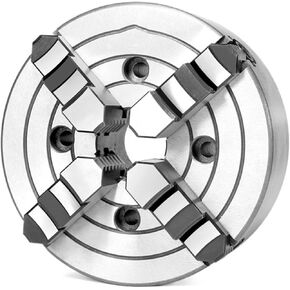 4-Inch 4-Jaw Self-Centering Chuck Set Four-jaw Single Action Hand-Tight Chuck Lathe K72/100 Short Taper Lathe Accessories are Suitable for Most Lathes with 1-Inch x 8TPI Thread