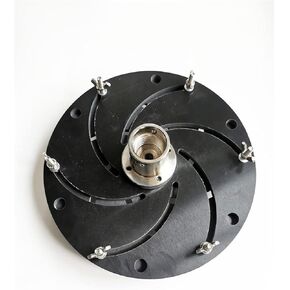 4-Inch 4-Jaw Self-Centering Chuck Set 10" Rotating Chuck. Woodworking Lathe Chuck for Grinding and Cutting The Bottom of The Wooden Bowl with 1-Inch x 8TPI Thread