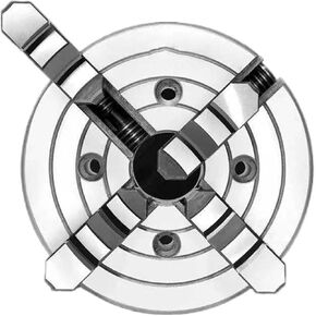 Four-jaw Single Action Hand-Tight Chuck Lathe K72/125 Short Taper Lathe Accessories are Suitable for Most Lathes
