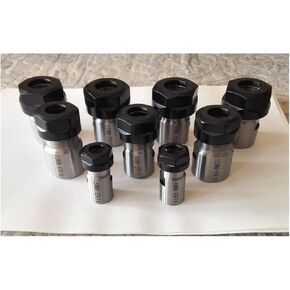 4-Inch 4-Jaw Self-Centering Chuck Set ER-25/ER -20 Collet Block Round Shank Chuck Holder for CNC Lathe Engraving Machine Motor Shaft Extension Rod with 1-Inch x 8TPI Thread (Er25 19mm)