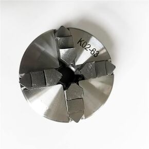 4-Inch 4-Jaw Self-Centering Chuck Set Lathe Jaw Three Jaw 63mm Chuck Lathe 4 Jaw Lathe Chuck with 1-Inch x 8TPI Thread
