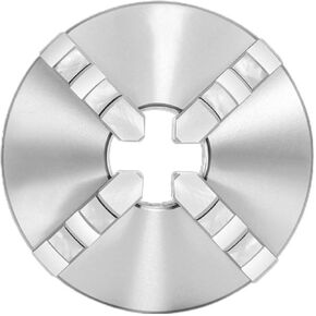 4-Inch 4-Jaw Self-Centering Chuck Set K12/80 Four-jaw Linkage Chuck Four-jaw Chuck Manual Hand-Tight Chuck Lathe Accessories with 1-Inch x 8TPI Thread