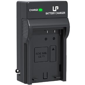 LP EN-EL25 EN-EL25A شاحن بطارية متوافق مع بطاريات كاميرا Nikon Z30 Z50 ZFC ، MH-32 AC Charger Charging