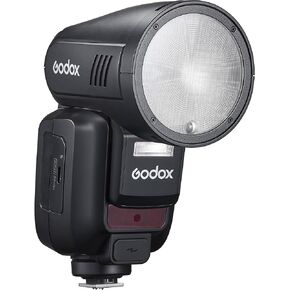 Godox V100 100W On-Camera Flash for Sony with 2.3-Inch Full-Color Touchscreen, Built-in 2.4G Wireless Sync, and Powerful Battery (Black)