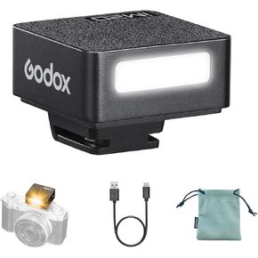 Godox IM20 mini flash speedlite super-portable with 470 mah li-battery ، usb-c assaging ، 3s recycle time 440 full-power powerly 5 مستويات طاقة متوافقة مع Fujifilm و Olympus و Canon و Nikon و Sony Camera