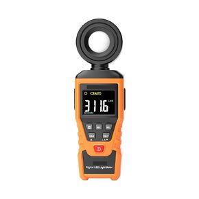 Digital Luxmeter High Accuracy Professional 180° with Rotatable Light Sensor Lux Photometer -Photography Lumens