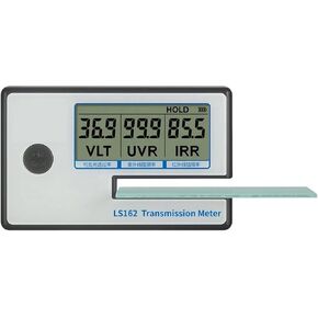 Portable Window Tint Transmission Meter, 162 Measure IR Rejection UV Blocking Rate Visible Light Transmittance for UV Measuring(162)