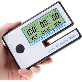 Filmed s Tester, VLT Transmittance Meter, UV Rejection Meter Transmission Spectrum Tester 950nm UV 365nm VR550nm for UV Measuring