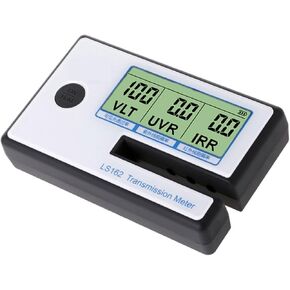 Window Tint Meter 162 Solar Film Window Film Transmission Meter, UV IR VL Tester for Mesuring Film Filmed s Window for UV Measuring