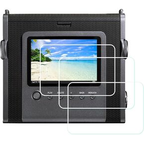 PCTC 3-Pack Tempered Glass Screen Protector Compatible with Fujifilm Instax Wide EVO Camera - 9H Hardness Anti-Scratch, Bubble-Free, HD Clear Protective Film
