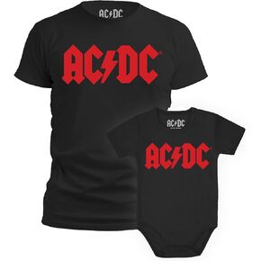 TSTARS AC/DC DAD & BABY مطابقة ملابس الآباء الجديدة قميصًا اليوم