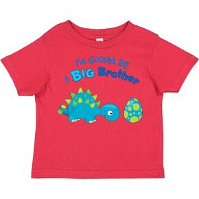 inktastic Happy Dinosaur Future Big Brother Toddler T-Shirt