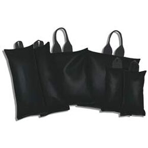 X-Ray Positioning Sandbags (Set of 8) - General Bundle 1 - Standard Handle, Black or Blue Vinyl, USA Made in Kuwait