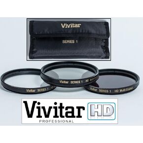 UV Polarizer & FLD Filter Kit (3-Pc Hi Def) for Panasonic Lumix DMC-FZ300