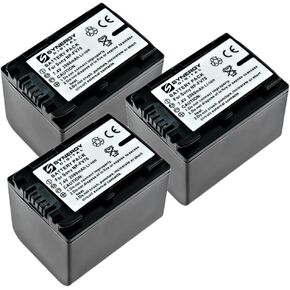 Synergy Digital Camcorder Batteries, Compatible with Vivitar VIV-SB-FV70 Camcorder Batteries (li-ion, 7.4V, 2060 mAh), Set of 2