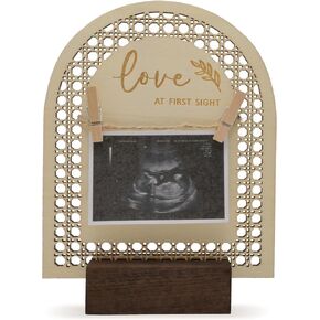 Baby Announcement Sign, Ultrasound Picture Frame for Baby Shower Decor, Sonogram Photo Frame, Pregnancy Announcement Reveal Idea,Gift for Gender Reveal for Expecting Moms