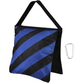 Photography Weight Bag with Hook,Studio Video Sandbag,Empty Sand Bag Sandbag for Light Brackets Live Productions Video Stand, Blue