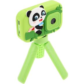 Sewroro Digital Camera for Boys Compact Instant Print Camera with Screen Silicone Cover Photo Video Recording Device for Creative Exploration