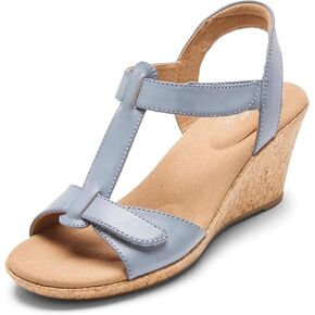روكبورت نساء بلانكا T-Strap Sandal