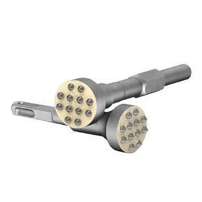Drill Bit Hammer Chisel Cement Concrete Wall Hit Lychee Surface Electric Pick Electric Hammer One Alloy Hair Hit Artifact 1pcs(Six Handle Flat)