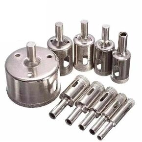 6-70mm Diamond Coated Drill Bit Tool for Glass Ceramic Marble Hole Glass Granite Tile Cutter Holer Cutting Tools 1Pcs(25mm)