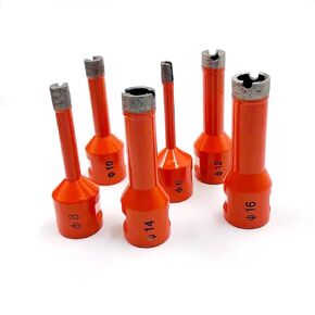 6-18mm M14 Sintering Core Bit Diamond Hole Drill Bits for Marble Granite Brick Tile Ceramic Concrete Drilling 1Pcs(14mm)