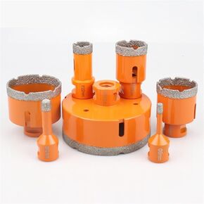 Diamond Brazed Core Dry Drill Bit 1 Pcs M14 for Porcelain Tiles Marble Glass Crowns Drill Granite Hole Hole Cutter Tools(14mm)