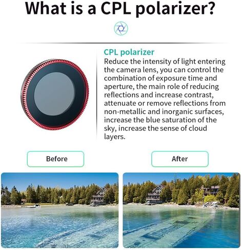 Filter/Lens Filter Set for Insta360 GO 3S Additional Lenses Optical Glass, high Transmittance, Multi-Layer Coating, Waterproof, Anti-Scratch, dustproof, Oil-Resistant (UV) in Saudi Arabia
