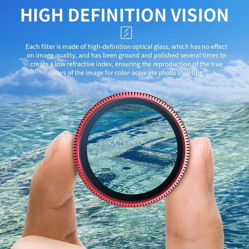 Filter/Lens Filter Set for Insta360 GO 3S Additional Lenses Optical Glass, high Transmittance, Multi-Layer Coating, Waterproof, Anti-Scratch, dustproof, Oil-Resistant (UV) in Saudi Arabia