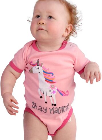 Lazy One Cute Unisex Baby Bodysuit, Cute Animal Designs in Saudi Arabia