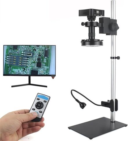 38MP 4K 1080P HDMI USB Industrial Digital Video Microscope Camera 10-130X Zoom C Mount Lens for Digital Image Acquisition Tools(C only Camera) in Saudi Arabia