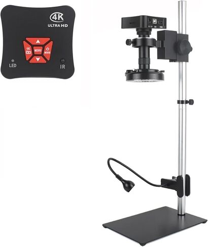38MP 4K 1080P HDMI USB Industrial Digital Video Microscope Camera 10-130X Zoom C Mount Lens for Digital Image Acquisition Tools(C only Camera) in Saudi Arabia
