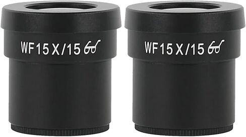 One Pair 2 pcs 10X 20X WF10X/23 WF10X/20 WF20X/10 WF30X/9 Wide Field Eyepiece Lens for Stereo Trinocular Biological Microscope(WF10X-24) in Saudi Arabia
