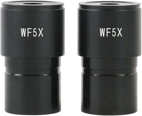 One Pair 2 pcs 10X 20X WF10X/23 WF10X/20 WF20X/10 WF30X/9 Wide Field Eyepiece Lens for Stereo Trinocular Biological Microscope(WF10X-24) in Saudi Arabia