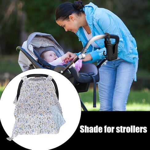 Car Seat Sun Shade Cover | Crib Sunshade,Baby Automobile Seat Canopy Stroller Sunshade Breathable Sun Protector for Boys Girls in Saudi Arabia