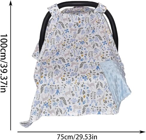 Car Seat Sun Shade Cover | Crib Sunshade,Baby Automobile Seat Canopy Stroller Sunshade Breathable Sun Protector for Boys Girls in Saudi Arabia