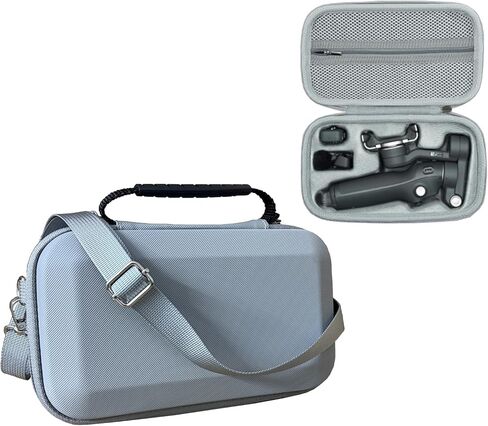 Osmo Mobile 7P Case, Portable Storage OM 7P Carrying Case Shoulder Bag for DJI OM 7 /7P Smartphone Gimbal Stabilizer Accessories Gray in Saudi Arabia
