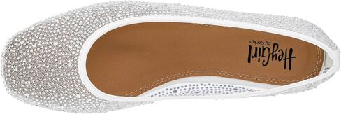 Corkys Footwear Hey Girl It's A Vibe Slip-on Ballerina Flat - Rhinestone Mesh Body, Closed Toe, Breathable and Lightweight Elegance, Comfortable and Lightly Cushioned Insoles in Saudi Arabia