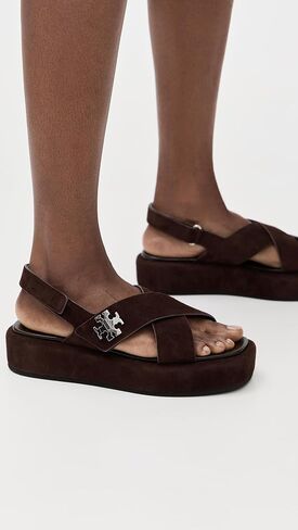 Tory Burch Women's T Lock Platform Sandals 40mm in Saudi Arabia