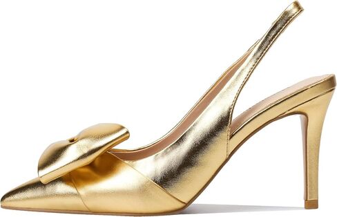 Women's Slingback Heels with Bow Pointed Toe Pumps with Elasticated Strap 3.3" High Heels for Evening Dress Shoes in Saudi Arabia
