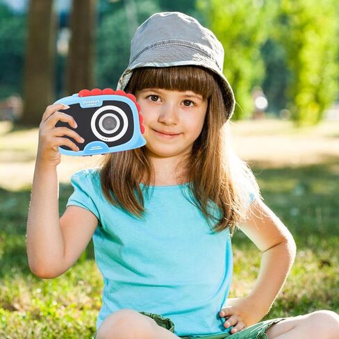 كاميرا الأطفال تحت الماء ، 1080 بكسل HD Proof Digital Camera مع 2.4 شاشة ، هدايا أعياد الميلاد لأطفال Boys Girls ، ألعاب الكاميرا الصغيرة مقابل 3 4 5 6 7 8 9 10 11 12 (P ink) in Kuwait